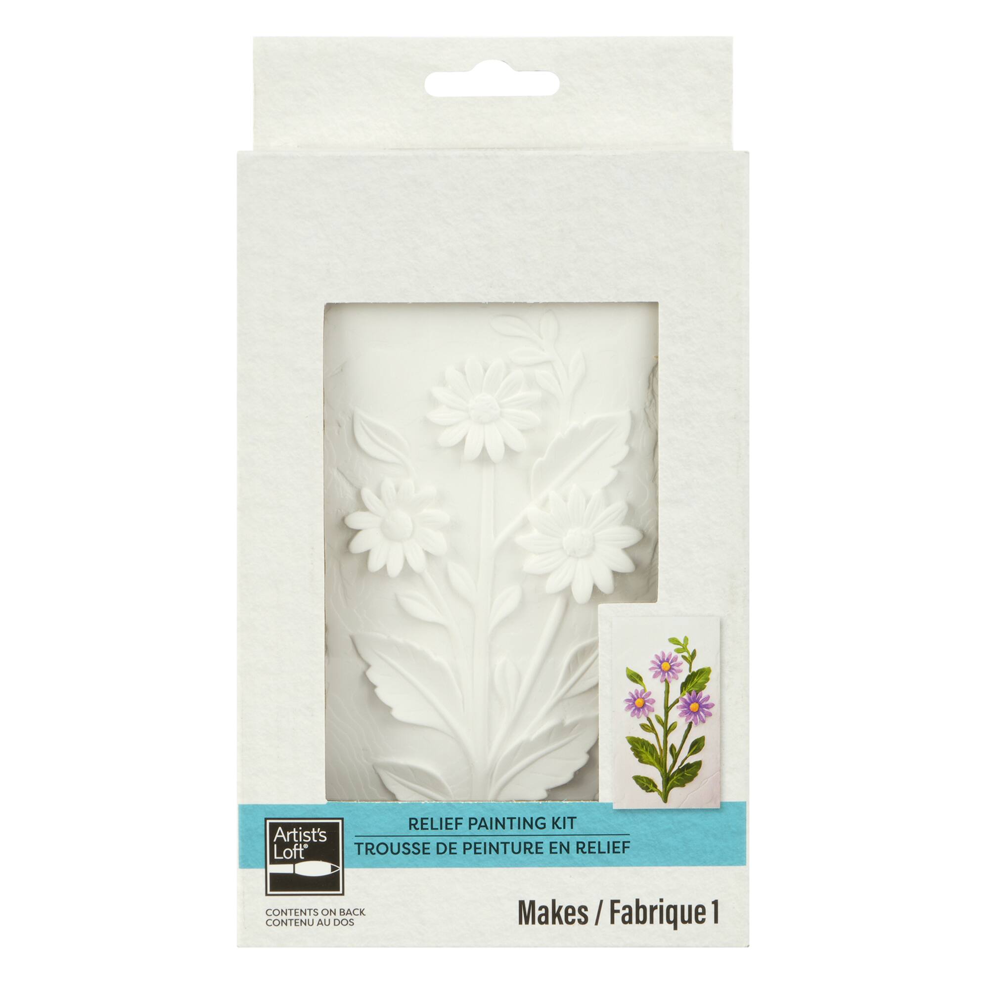 Purple Daisy Relief Painting Kit by Artist's Loft®